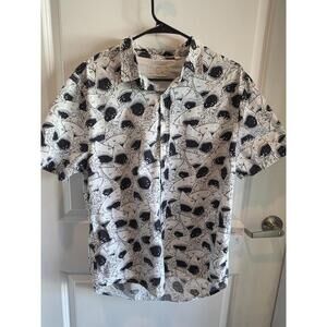 Mens American Republic Shark Jimmy Buffet Style Sz Large